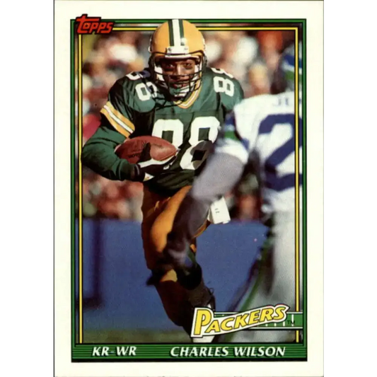 1991 Topps #441 Charles Wilson NM-MT Green Bay Packers Football Card