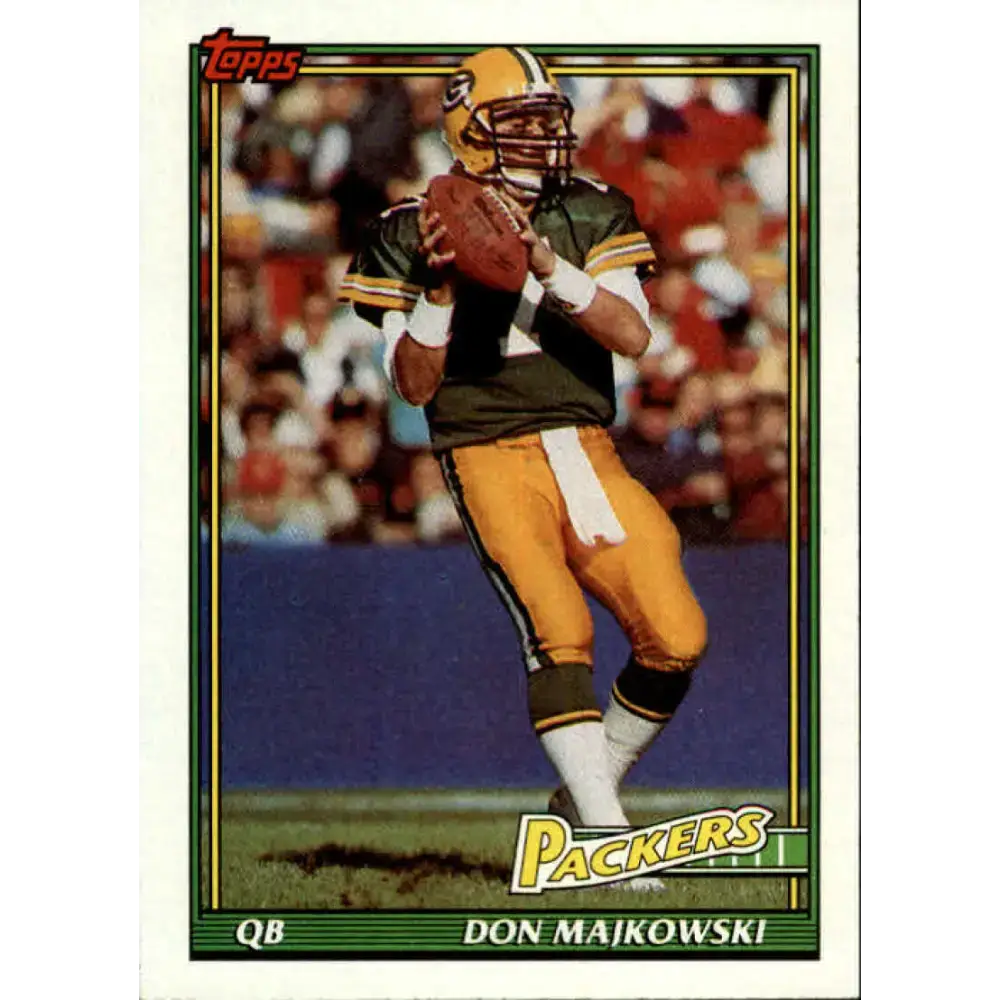 1991 Topps #442 Don Majkowski NM-MT Green Bay Packers Football Card - Football Card Single