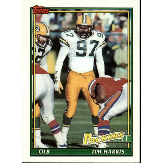 1991 Topps #443 Tim Harris NM-MT Green Bay Packers Football Card