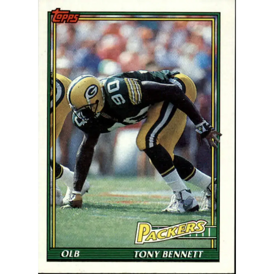1991 Topps #452 Tony Bennett NM-MT Green Bay Packers Football Card