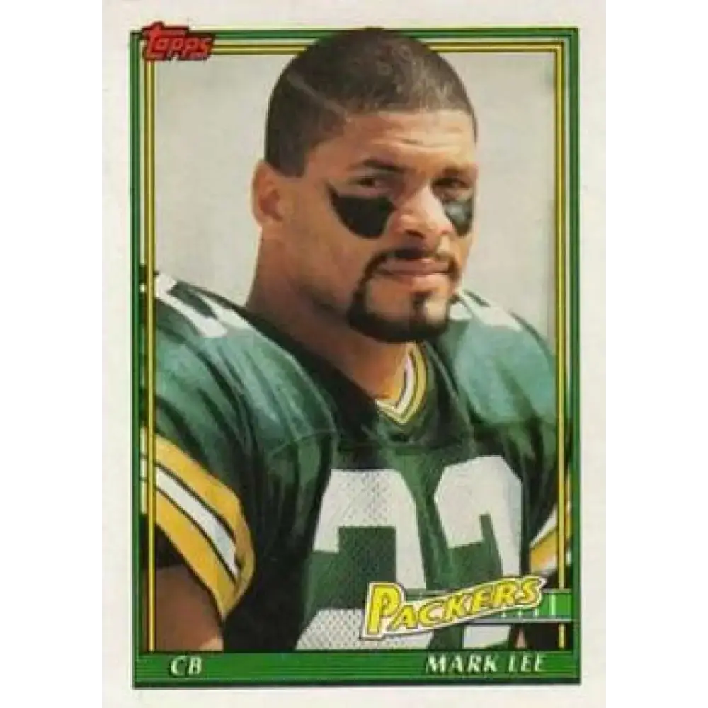 1991 Topps #453 Mark Lee NM-MT Green Bay Packers Football Card - Football Card Single