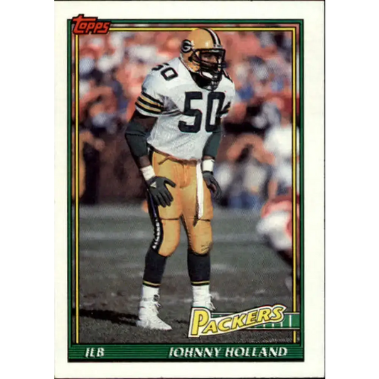 1991 Topps #458 Johnny Holland NM-MT Green Bay Packers Football Card