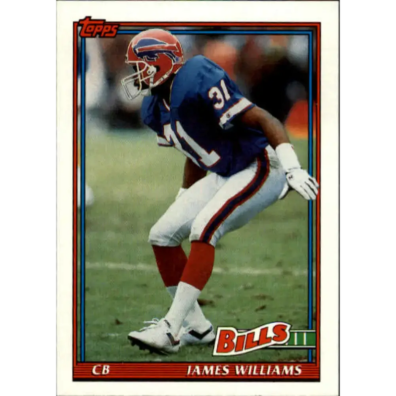 1991 Topps #46 James Williams NM-MT Buffalo Bills Football Card - Football Card Single