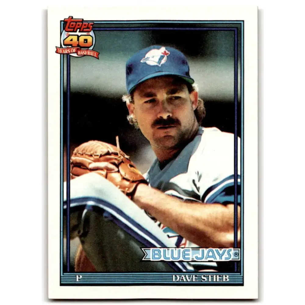 1991 Topps #460 Dave Stieb NM-MT Toronto Blue Jays Baseball Card - Baseball Card Single
