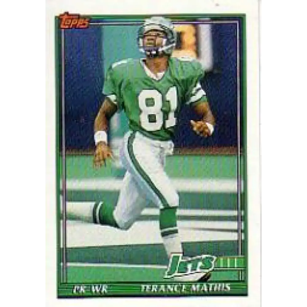 1991 Topps #462 Terance Mathis NM-MT New York Jets Football Card