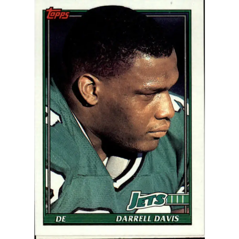 1991 Topps #465 Chris Burkett NM-MT New York Jets Football Card - Football Card Single