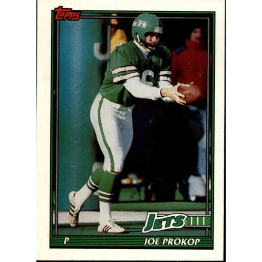 1991 Topps #477 Joe Prokop NM-MT New York Jets Football Card - Football Card Single
