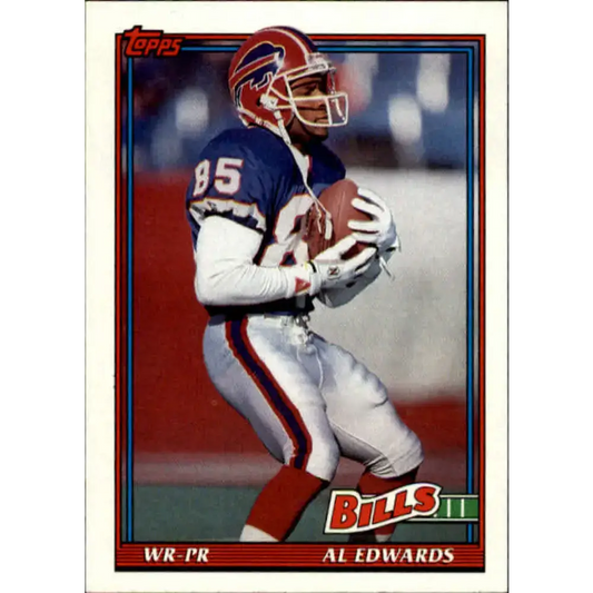 1991 Topps #48 Al Edwards NM-MT RC Rookie Buffalo Bills Football Card
