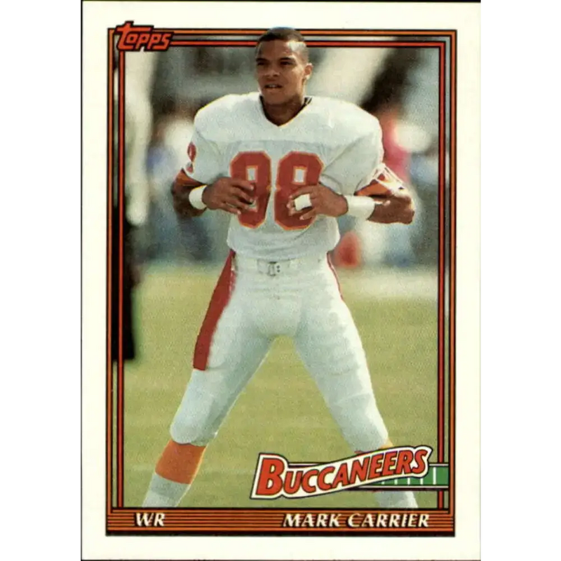 1991 Topps #483 Mark Carrier NM-MT Tampa Bay Buccaneers Football Card - Football Card Single