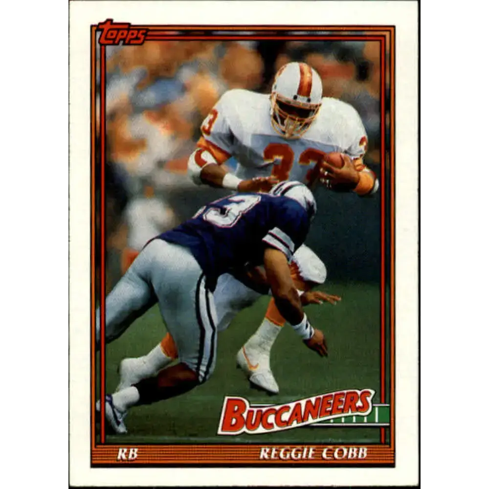 1991 Topps #489 Reggie Cobb NM-MT Tampa Bay Buccaneers Football Card - Football Card Single