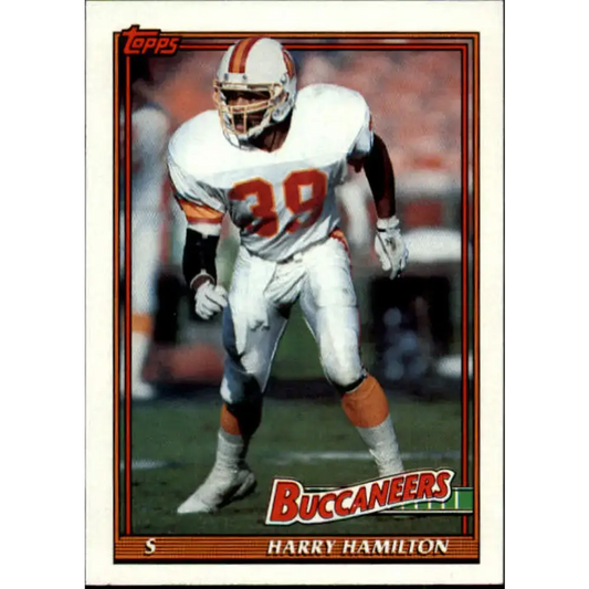 1991 Topps #490 Harry Hamilton NM-MT Tampa Bay Buccaneers Football Card