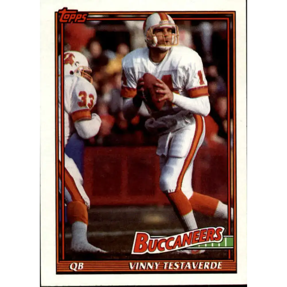 1991 Topps #491 Vinny Testaverde NM-MT Tampa Bay Buccaneers Football Card - Football Card Single