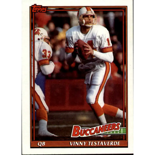 1991 Topps #491 Vinny Testaverde NM-MT Tampa Bay Buccaneers Football Card