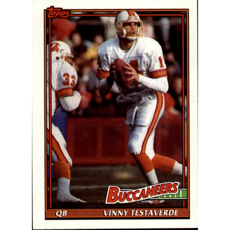 1991 Topps #491 Vinny Testaverde NM-MT Tampa Bay Buccaneers Football Card - Football Card Single