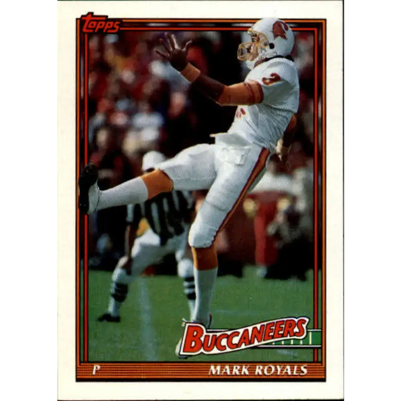 1991 Topps #492 Mark Royals NM-MT RC Rookie Tampa Bay Buccaneers Football Card - Football Card Single