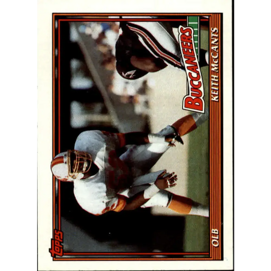 1991 Topps #493 Keith McCants NM-MT Tampa Bay Buccaneers Football Card