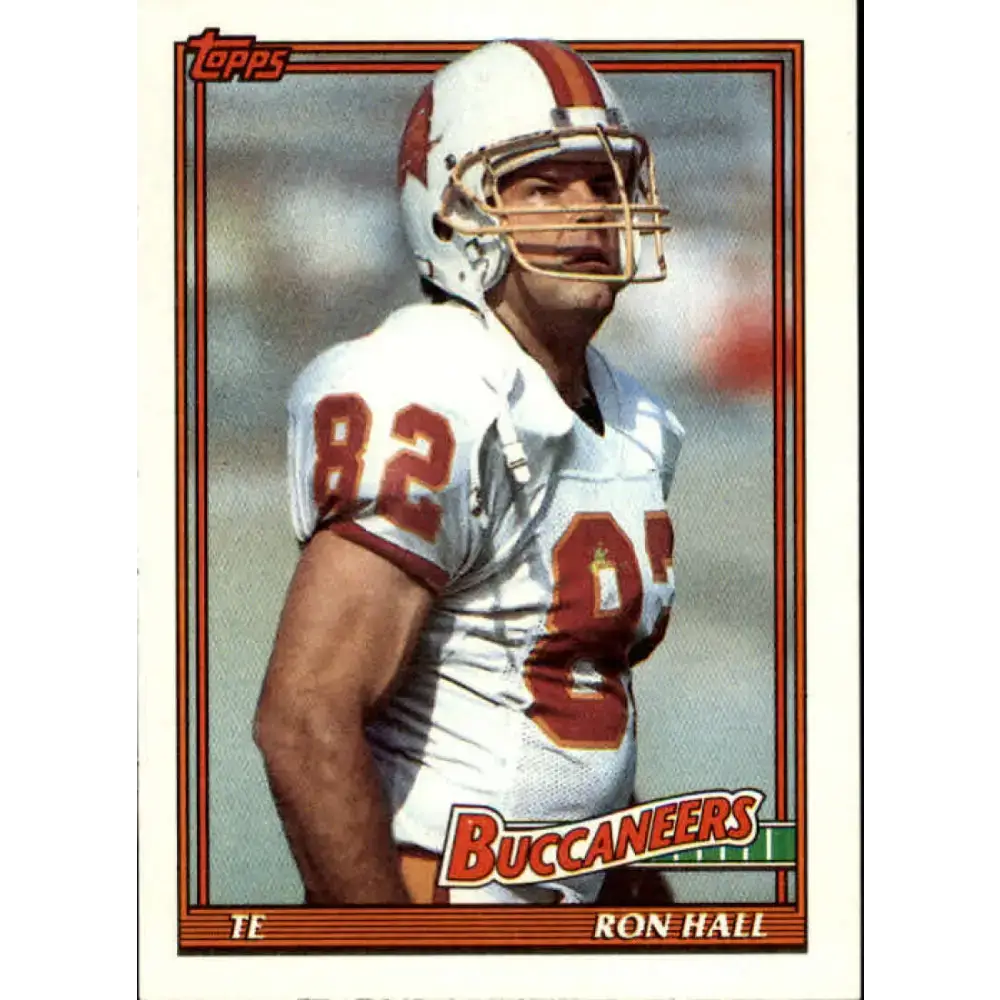 1991 Topps #494 Ron Hall NM-MT Tampa Bay Buccaneers Football Card - Football Card Single