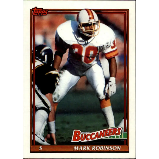 1991 Topps #496 Mark Robinson NM-MT Tampa Bay Buccaneers Football Card