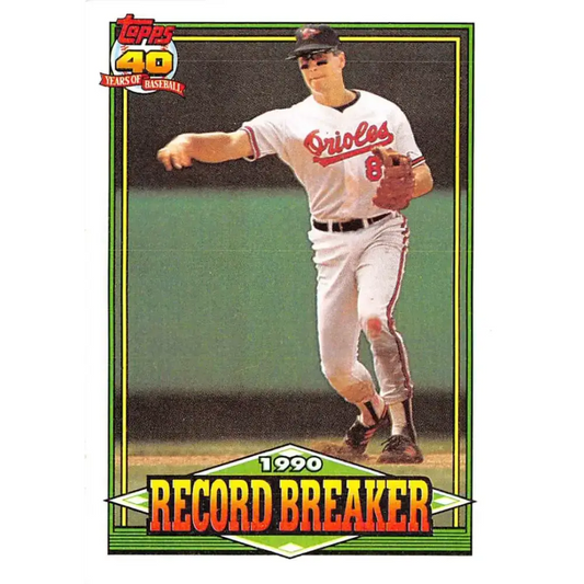 1991 Topps #5 Cal Ripken Jr. NM-MT Baltimore Orioles Baseball Card - Baseball Card Single