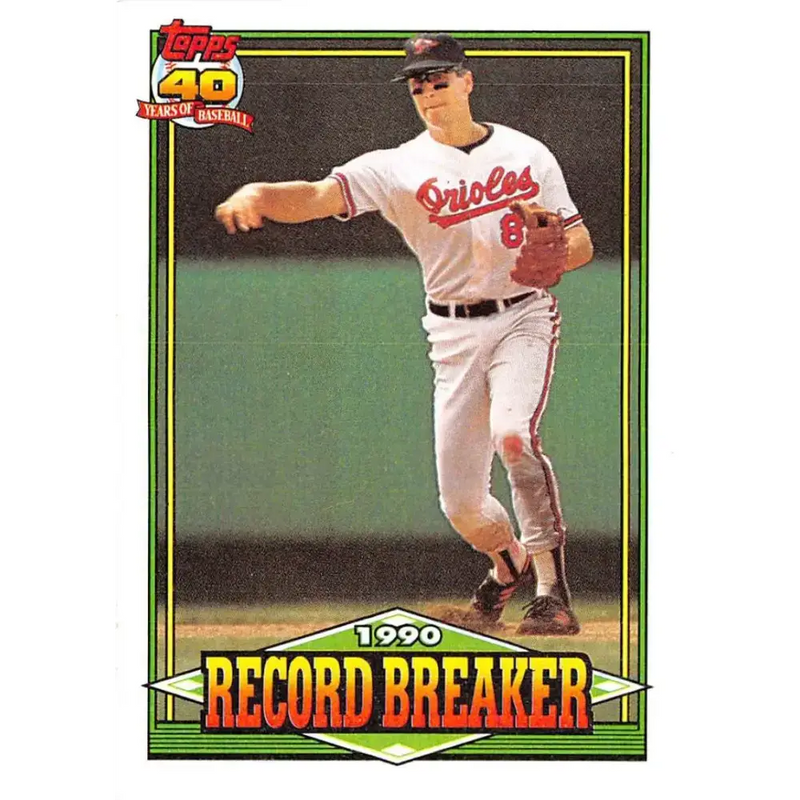 1991 Topps #5 Cal Ripken Jr. NM-MT Baltimore Orioles Baseball Card - Baseball Card Single