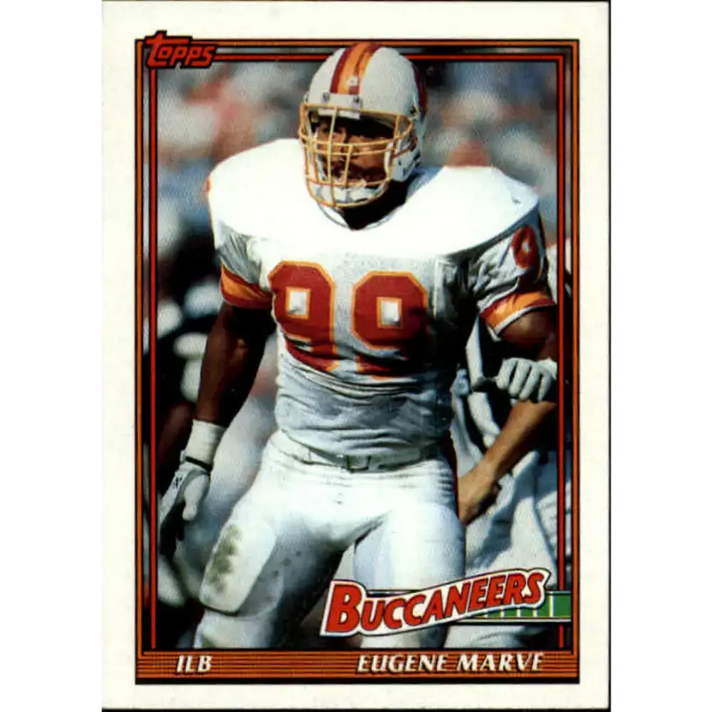 1991 Topps #500 Eugene Marve NM-MT Tampa Bay Buccaneers Football Card - Football Card Single