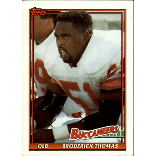1991 Topps #501 Broderick Thomas NM-MT Tampa Bay Buccaneers Football Card
