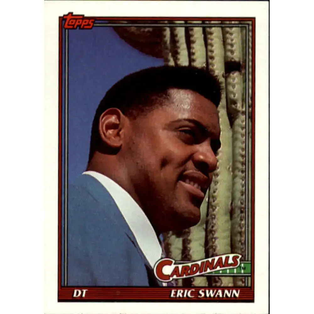 1991 Topps #502 Eric Swann NM-MT RC Rookie Phoenix Cardinals Football Card - Football Card Single