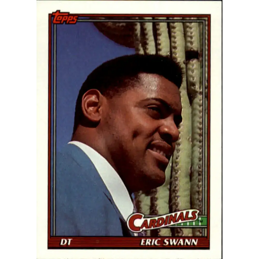 1991 Topps #502 Eric Swann NM-MT RC Rookie Phoenix Cardinals Football Card - Football Card Single