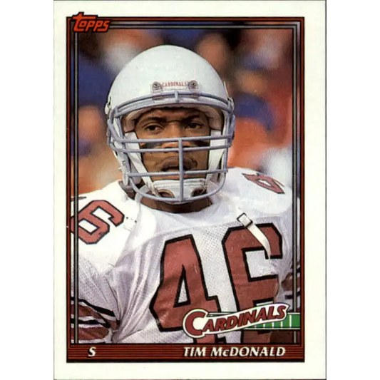 1991 Topps #505 Tim McDonald NM-MT Phoenix Cardinals Football Card - Football Card Single