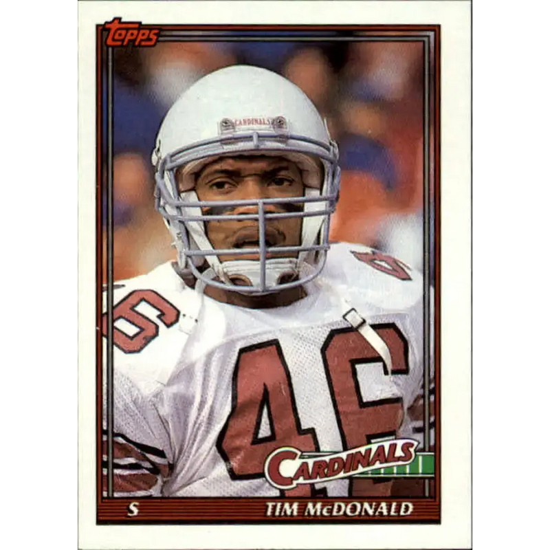 1991 Topps #505 Tim McDonald NM-MT Phoenix Cardinals Football Card - Football Card Single