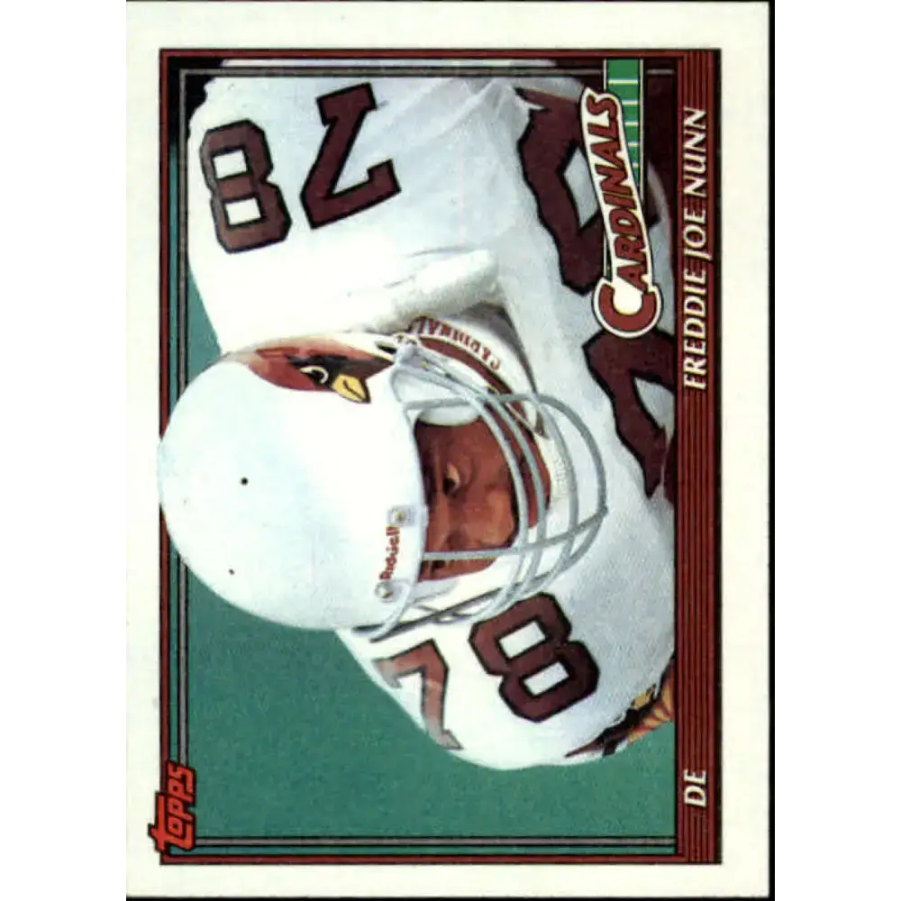 1991 Topps #506 Freddie Joe Nunn NM-MT Phoenix Cardinals Football Card - Football Card Single