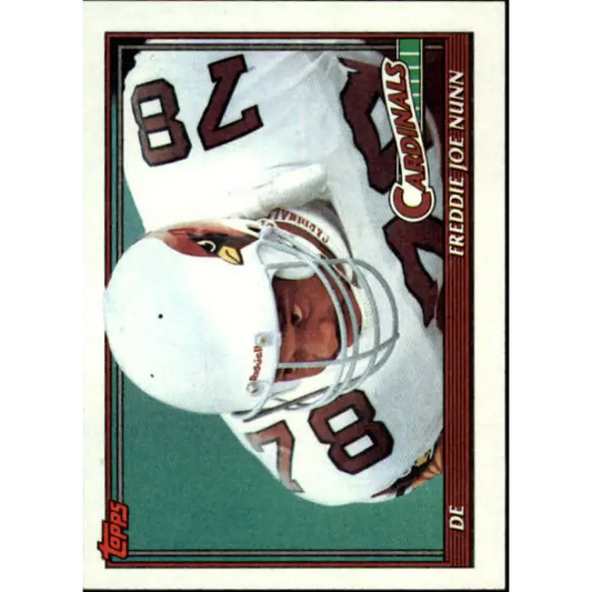 1991 Topps #506 Freddie Joe Nunn NM-MT Phoenix Cardinals Football Card - Football Card Single