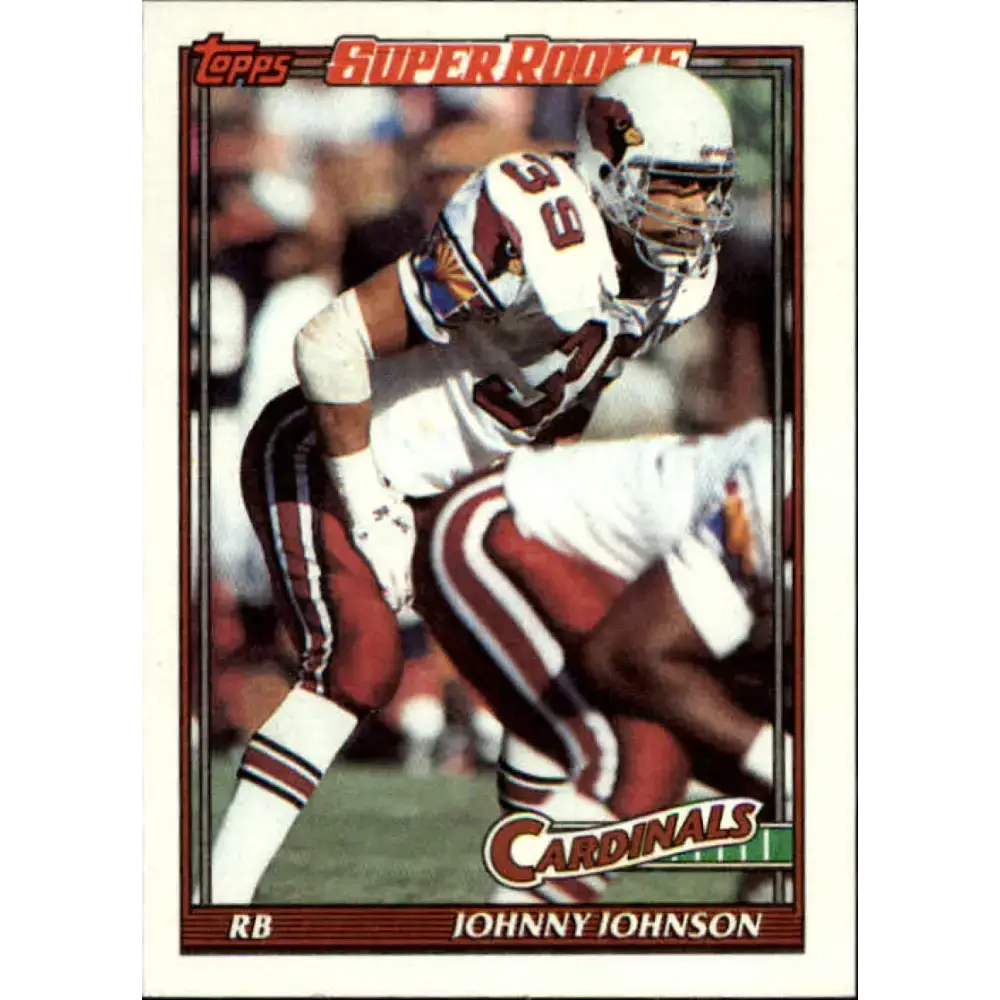 1991 Topps #508 Johnny Johnson NM-MT RC Rookie Phoenix Cardinals Football Card - Football Card Single