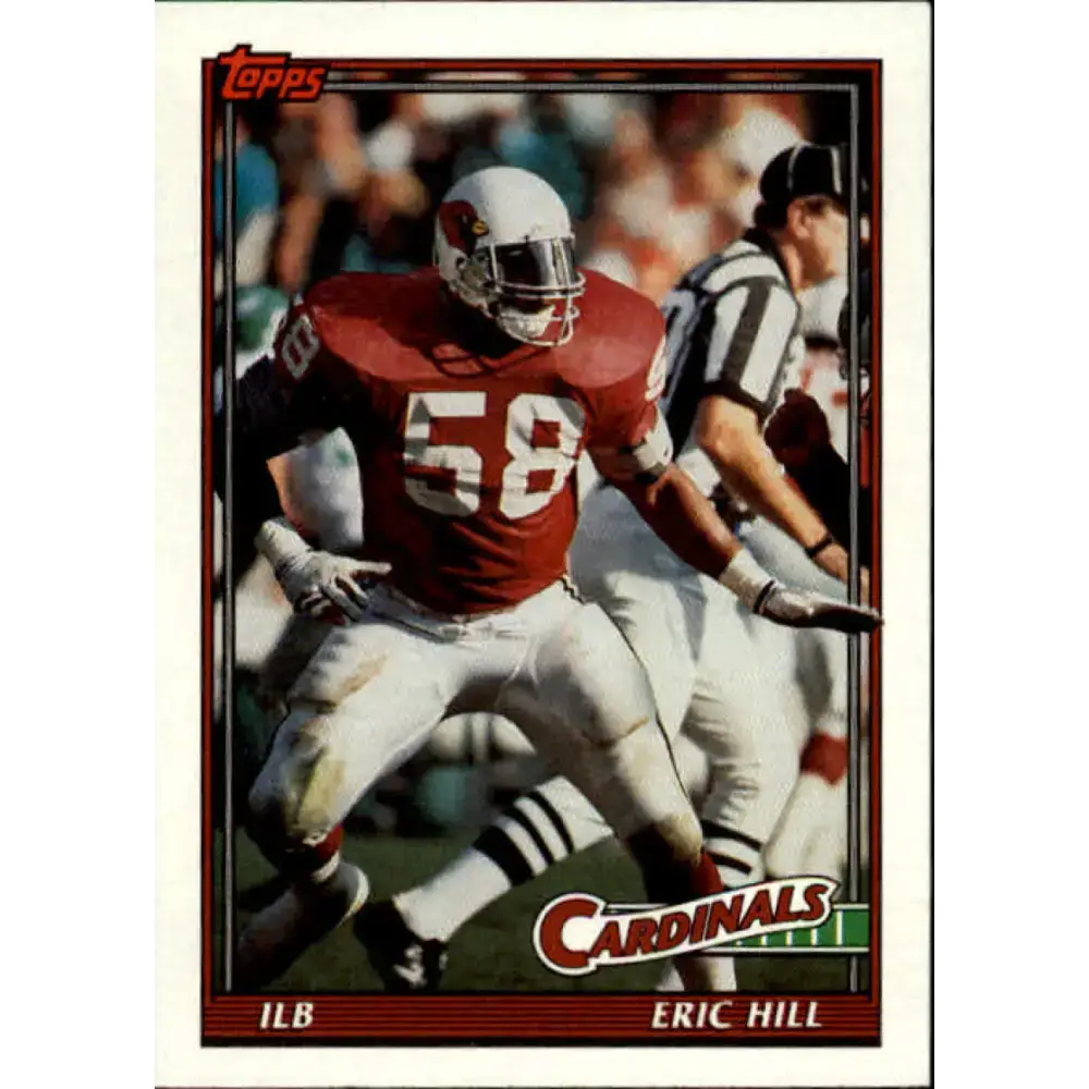 1991 Topps #509 Eric Hill NM-MT Phoenix Cardinals Football Card - Football Card Single