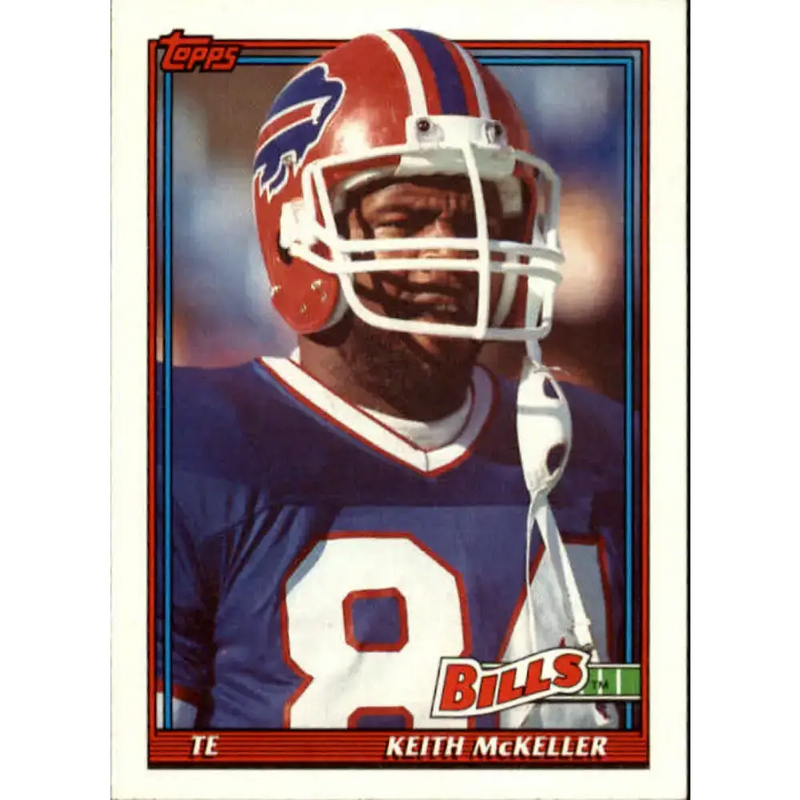 1991 Topps #51 Keith McKeller NM-MT Buffalo Bills Football Card - Football Card Single