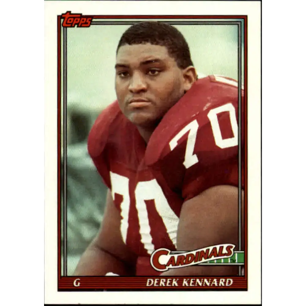 1991 Topps #510 Derek Kennard NM-MT Phoenix Cardinals Football Card - Football Card Single