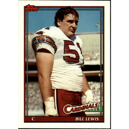1991 Topps #512 Bill Lewis NM-MT Phoenix Cardinals Football Card - Football Card Single