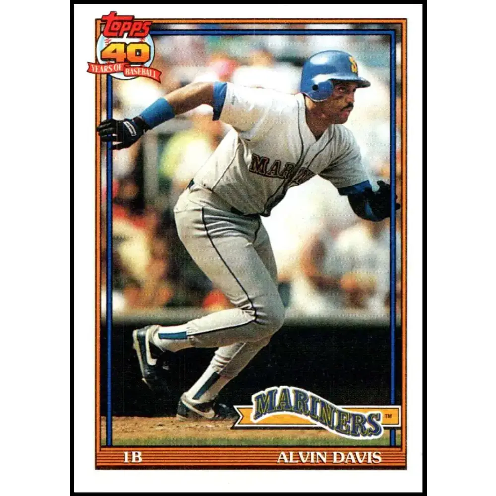 1991 Topps #515 Alvin Davis NM-MT Seattle Mariners Baseball Card - Baseball Card Single