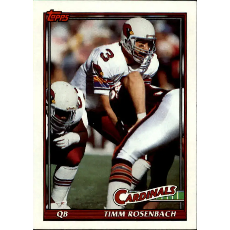 1991 Topps #515 Timm Rosenbach NM-MT Phoenix Cardinals Football Card - Football Card Single