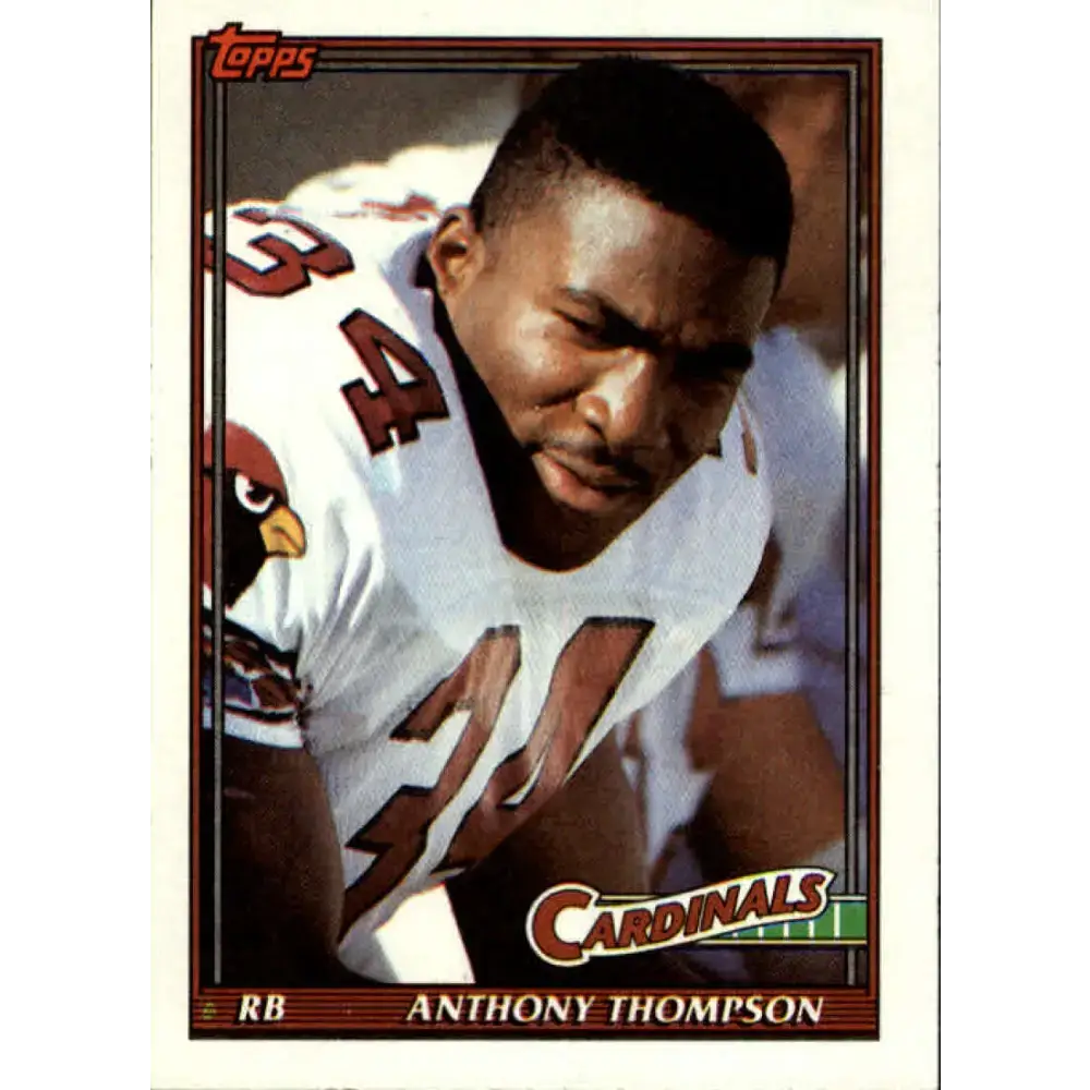 1991 Topps #517 Anthony Thompson NM-MT Phoenix Cardinals Football Card - Football Card Single