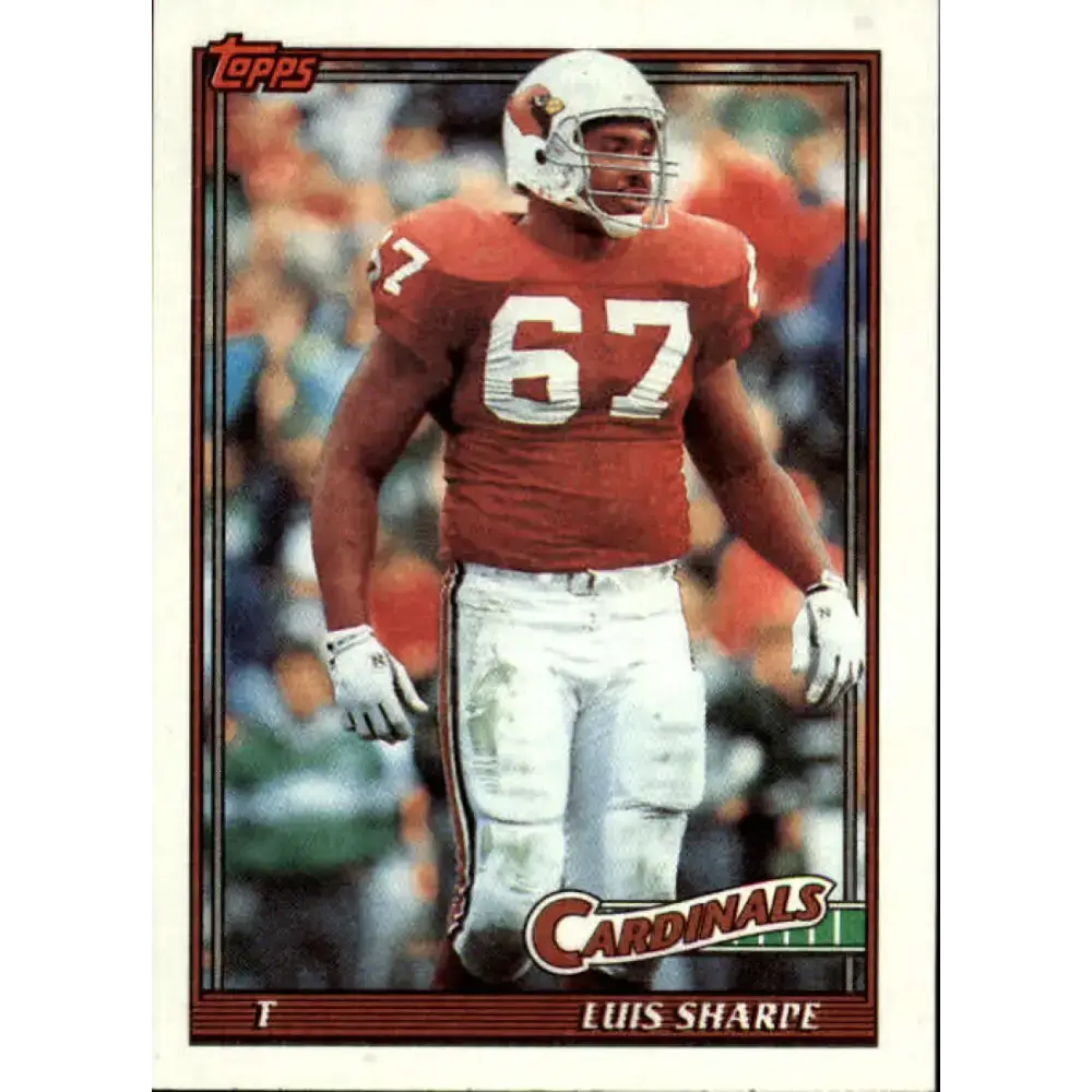 1991 Topps #519 Luis Sharpe NM-MT Phoenix Cardinals Football Card - Football Card Single