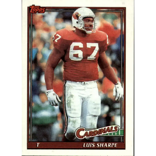 1991 Topps #519 Luis Sharpe NM-MT Phoenix Cardinals Football Card - Football Card Single