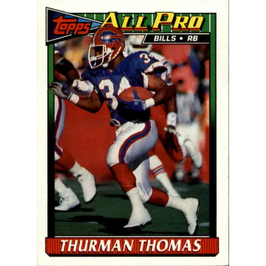 1991 Topps #52 Thurman Thomas NM-MT Buffalo Bills Football Card
