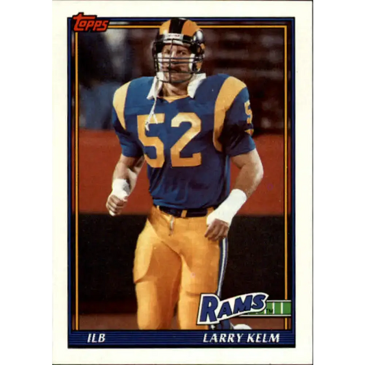 1991 Topps #538 Larry Kelm NM-MT Los Angeles Rams Football Card