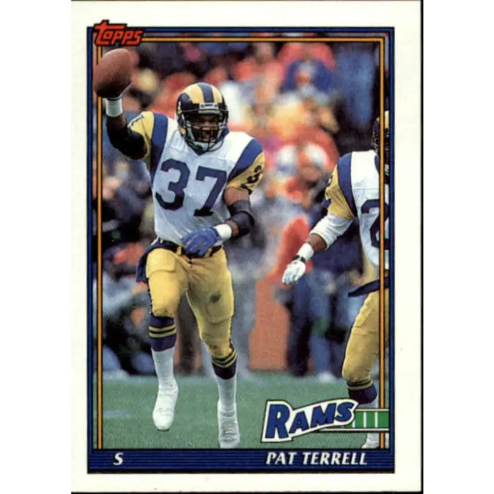1991 Topps #539 Pat Terrell NM-MT Los Angeles Rams Football Card - Football Card Single