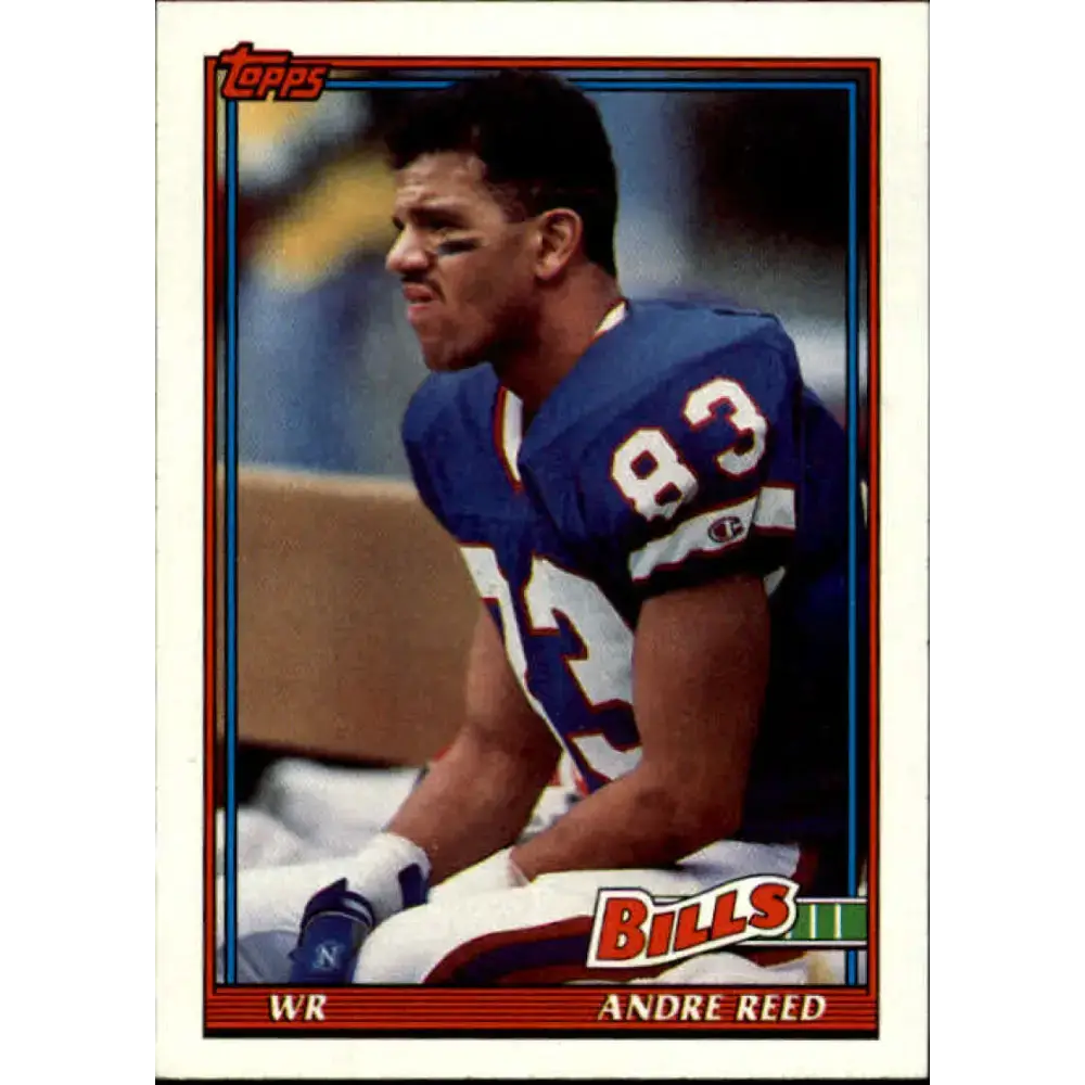 1991 Topps #54 Andre Reed NM-MT Buffalo Bills Football Card - Football Card Single