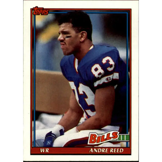 1991 Topps #54 Andre Reed NM-MT Buffalo Bills Football Card