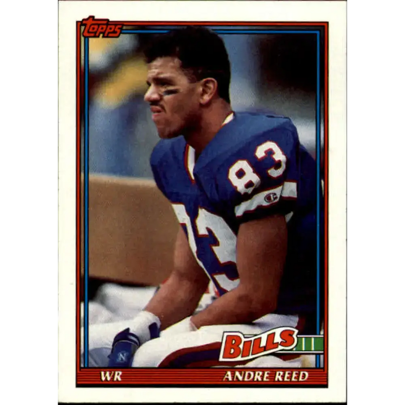 1991 Topps #54 Andre Reed NM-MT Buffalo Bills Football Card - Football Card Single