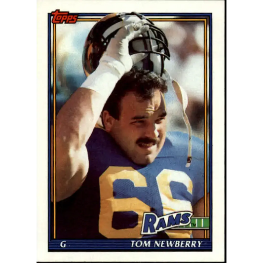 1991 Topps #540 Tom Newberry NM-MT Los Angeles Rams Football Card