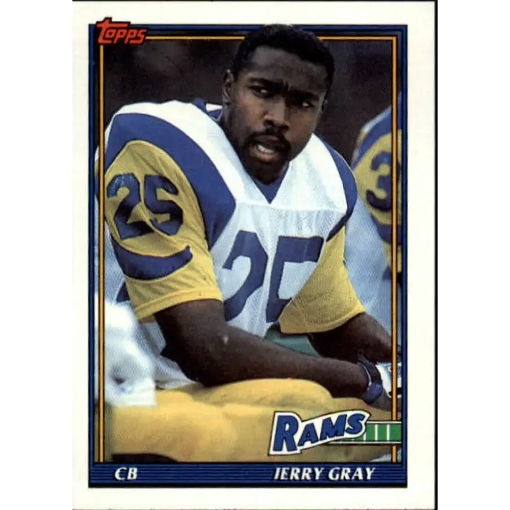 1991 Topps #541 Jerry Gray NM-MT Los Angeles Rams Football Card - Football Card Single